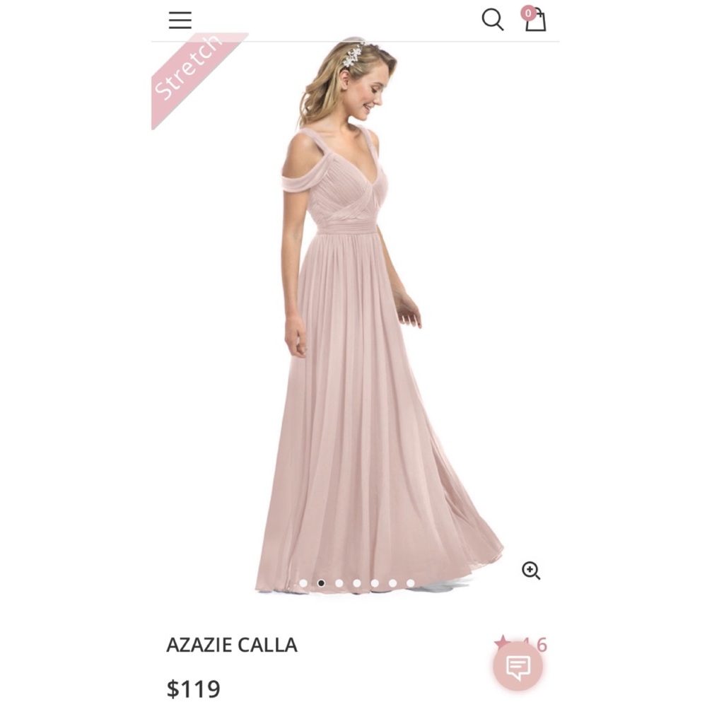Azazie Dusty Rose Bridesmaid Dress